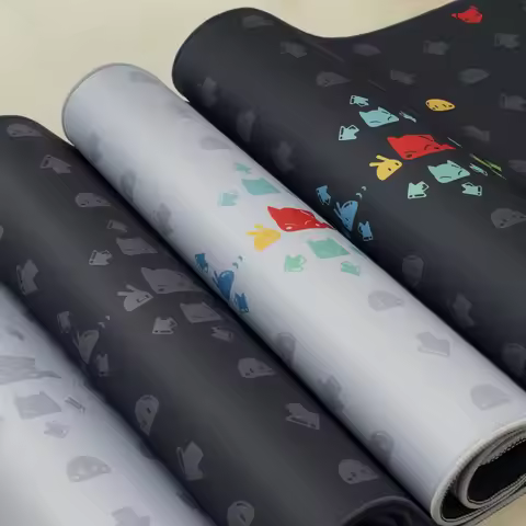 Domikey X HIFIOX Slime Deskmat Mousepad 900 400 4mm Stitched Edges Rubber High スライム Quality Seven El