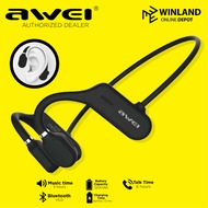 AWEI by Winland A889BL Earphones Air Conduction Sports Wireless Headset Bluetooth Earphone Neckband Headphone * WINLAND *