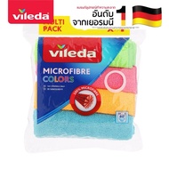 Vileda Microfibre Colors Cloth Pack 4 Microfiber Color Of 4