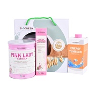 BIOGREEN Pink Lady Beauty Package (Pink Lady Oatmilk + Pink Plus Flaxseed Oil)