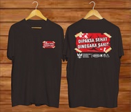 Juragan-kaos / DIPAKSA SEHAT DINEGARA SAKIT / kaos kata2 lucu / kaos lagi viral / pria / wanita