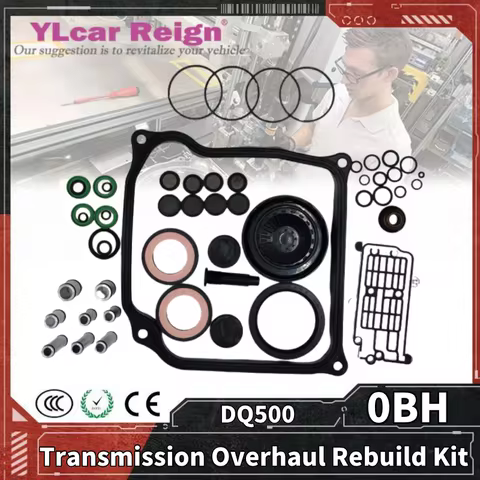 0BH DQ500 DSG Automatic Transmission Gearbox Overhaul Kit Rebuild Repair Seals Gasket O-rings fork P