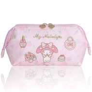 Roffatide Anime Make up Bag Purse My Melody Pink Embroidered Makeup Bag Travel Cosmetic Bags for Wom