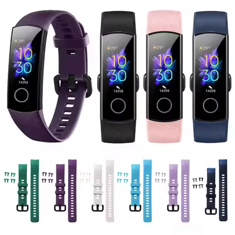 Silicone Wrist Strap For Huawei Honor Band 4 Bracelet Wristbands Accessories Watch Band Replacement 