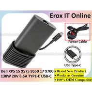 Dell Latitude Alienware Precision XPS 15 9575 9550 17 9700 DA130PM170 HA130PM170 USB Type-C 130W 20V