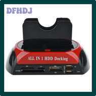 DFHDJ All In One HDD Docking Station With Multi Card Reader Slot For HDD Enclosure 2.5/3.5 Inch Sata/IDE Hard Drive Docking Station PJYNF
