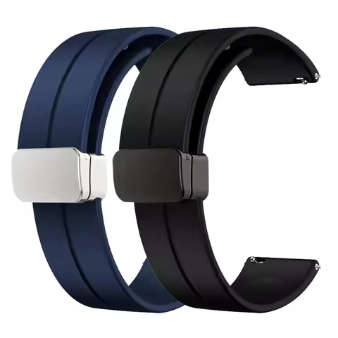 20mm Applicable for Omega X Swatch Co Branded Planet Watch With Magnetic Silica Gel Strap Moon Rubbe