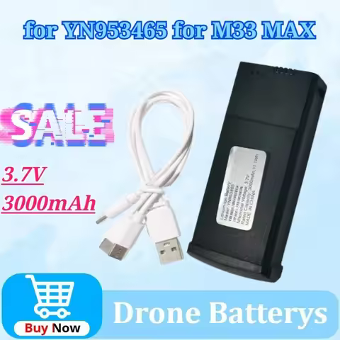 For YN953465 for M33 MAX K19 M22 M66MAX 3.7V 3000mAh Battery HD ESC Sero Dual Camera Wifi GPS Foldab