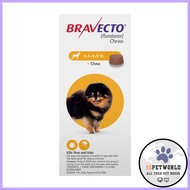 Bravecto For Toy Dogs 2-4.5Kg (Yellow) 1 Chew