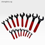 [SHM] 7mm-31mm Metric Single Open End Wrench Offset Angle U-Shaped Spanner Flat Head ening For Auto 