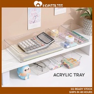 Drawer Organizer Tray Clear Divider Sorting Box Transparent Acrylic Desk Organizer Partition Box Cosmetic Storage