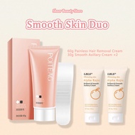 Hair Removal Cream+Smooth Axillary Cream | Smooth Bright Skin Set,Gentle Depilate+Fade Dark Spots