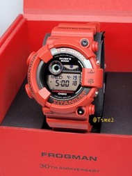 日本版 Gshock Frogman 30週年 限量版 GW-8230NT-4 GW8230NT-4 GW8230NT GW8230 蛙人 紅蛙 DW8200 2000年代復刻版 鈦金屬 Titani