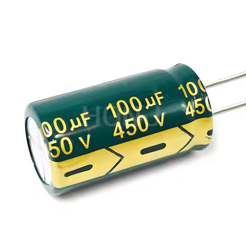 2PCS 450V100uf 18x30mm Aluminum Electrolytic Capacitor 100uf450v 450v 100uf 450V 100mf 450vdc 100MFD