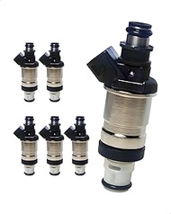 6-Count Fuel Injector Compatible with Acura CL V6 3.0L 1997-1999, Acura TL V6 3.2L 1999, Honda Accor