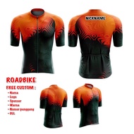 Roadbike Jersey | Roadbike Bicycle Jersey | Roadbike Jersey Short Sleeve | Free Writing Name And log