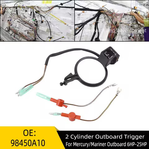 98450A10 Wiring Harness for Mercury Mariner Outboard 6HP 8HP 9.9HP 15HP 20HP 25HP for Mercury Marine
