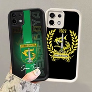 HK-65 Persebaya Shockproof Casing for Black and White Silicone Infinix Note Zero 40Pro Infi 40S 30 4