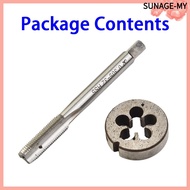 【2026HOT】1 set 8V1-32 right-hand V-tire valve mouth thread Straight groove tap & die