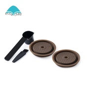 2PCS Reusable Cap for Nespresso Vertuo and VertuoLine Capsules Refillable and Compatible Silicone