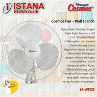 COSMOS WALL FAN/KIPAS ANGIN REMOTE DINDING 16 INCH 16-WFCR