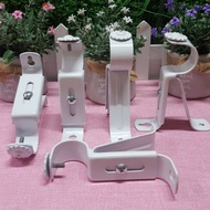 1 Piece Of Curtain Rod Holder White
