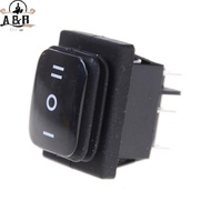 [A&B] 12V  Waterproof 6Pin DPDT Self Loing Rectangle Roer Switch {vn}
