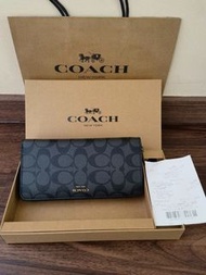 Coach long clsssic Coach logo wallet gift set men wallet long wallet with zip unisex wallet