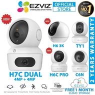 EZVIZ H7C Dual Lens C6N Full HD 1080P 2MP TY1 H6 3K 5MP H6C Pro 4MP 2K+ Pan & Tilt Security IP Camer
