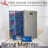 Spring mattress. Bonnell Spring. Queen- size. Single- size. Foam mattress.