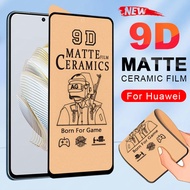 9D Full Cover Matte Privacy Ceramic Tempered Glass for Huawei P30 Lite Nova 7 Se 7i 3i Y7a Y7 Y9 Prime 2019 Y9s Y7P Y6P Y5P Y6s Honor 8X Frosted Anti Spy Soft Clear Screen Protector Film