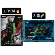 Topps FINEST & Chrome F1 Card - Valtteri Bottas (Kick F1)