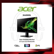 Acer 24.5" Monitor KA252Q EO IPS VALUE 1920X1080 100HZ