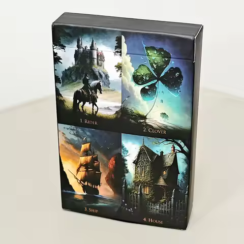 9*6cm Weird World Lenormand Deck 36 Pcs Fantasy Lenormand Cards