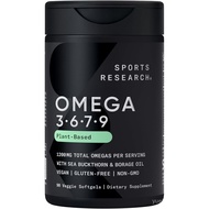 Penyelidikan Sukan ®   Omega 3679  1200 mg Asid Lemak Omega MultiSpektrum Bukan GMO yang Diperakui d