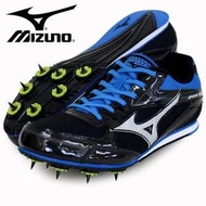 Mizuna 美津濃 BRAVE WING 3 田徑 短跑 賽跑 釘鞋 U1GA1830 黑/藍色 24.5cm