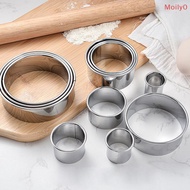 {Moily0} 11pcs Round Cookie Biscuit Cutters Circle Pastry Cutters Baking Circle Ring Mold new