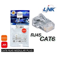 ✔ของแท้✔ หัวแลน (LAN) RJ45 CAT6 LINK (US-1002) (10/Pack) Original ของแท้ คุณภาพดี