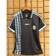 1994 Argentina retro Black Short Sleeve Soccer jersey AAA+