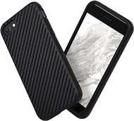 RHINOSHIELD Case Compatible with [iPhone SE 3 / SE 2/8 / 7] | SolidSuit-Shock Absorbent Slim Design Protective Cover with Premium Matte Finish 3.5M / 11ft Drop Protection-Carbon Fiber