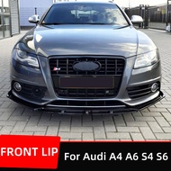 Car Front Bumper Lip Chin Spoiler Splitter Diffuser Bodykit Universal For Audi A4 S4 A6 S6 Wagon Awa