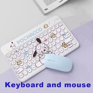 Keyboard Bluetooth Wireless Mouse Set 78 Keys Mini slim-Thin Keyboard Mouse kIt Combo Set For Mobile