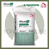 [REPACK 1KG/2KG] Baja Kuda Merah 15/15/15 | Nifosk T15 | Baja | Fertilizer | Agroharta | 丰王欧洲复合肥 | 红