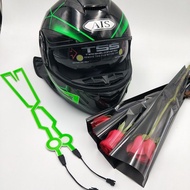 Helmet Modified EL light Helmet light Strip Helmet light Strip light Helmet light Multi-Color Option