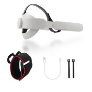 Adjustable Head Strap Battery fixing strap For Oculus Quest 2 VR Cable Headband Glasses Headset Helm