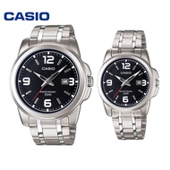 Casio Watch Couple Watch Stainless Steel MTP-1314D-1AVDF / LTP-1314D-1AVDF / Casio Couple Watch Seri