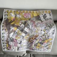 全新 特價🍊Hermes 愛馬仕 Silk scarf 70 絲巾🧣L'Epopee d'Hermes Detail 愛馬仕史詩細節