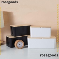 ROSEGOODS1 Wire Storage Box Household Products Charger Plug Socket Cable Tidy
