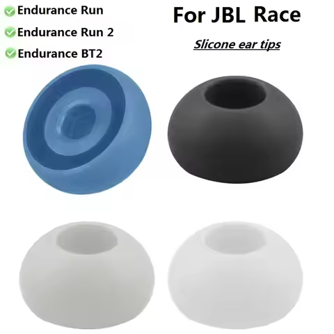 Silicone Ear Tips Earbuds For JBL Endurance Race Run Run2 BT2 bluetooth Earphones Replacement soft e