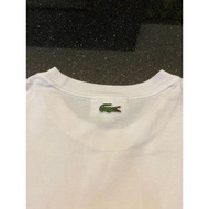 [✅Promo] Lacoste T Shirt Baju Kaos Lacoste White Basic Original
